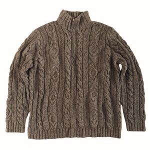 Lauren Ralph Lauren Hand Knit Wool Sweater XL